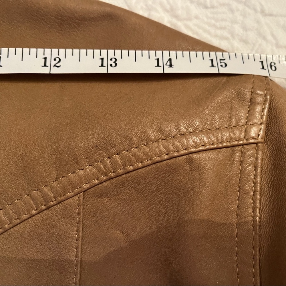 Butter soft genuine leather western shirt jacket - Picture 3 of 9